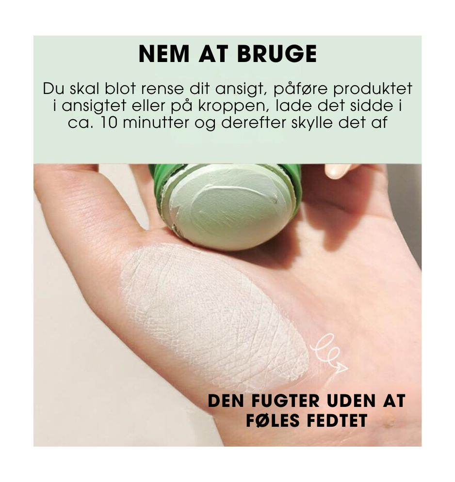 TeaMask® - Dybderensende maske med grøn te