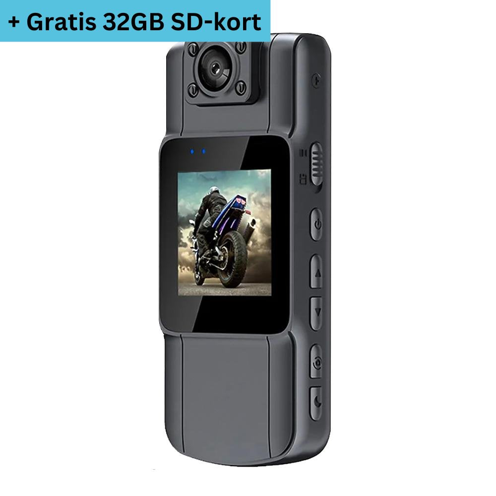 GoCam Pro™ - Kompakt 4K actionkamera + Gratis 32GB SD-kort